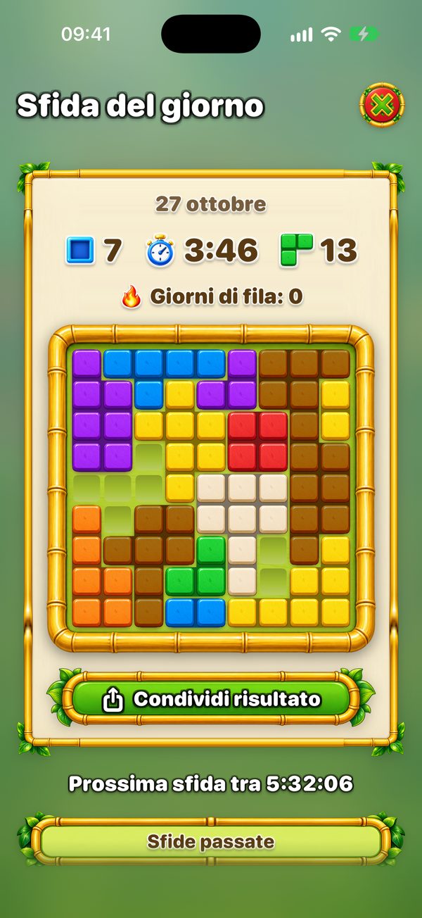 Sfida del giorno